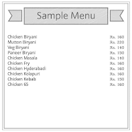 Aditya Hotel menu 1