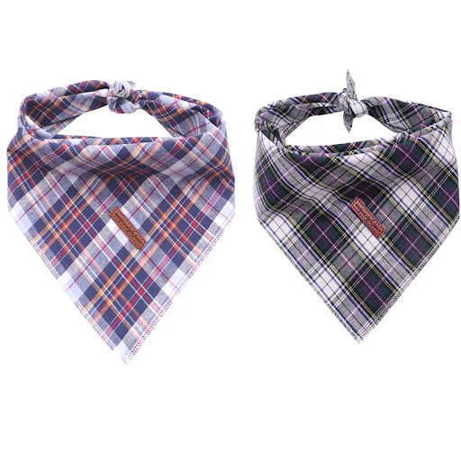 Unique Style Paws Dog & Cat Small Bandana Scarf Adjustable Dog Bandana Christmas Personalized Pet Products