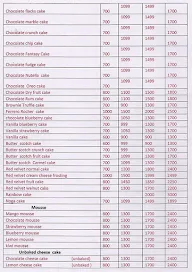 Cakes Day Night menu 2