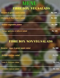 Fit Food Box menu 2