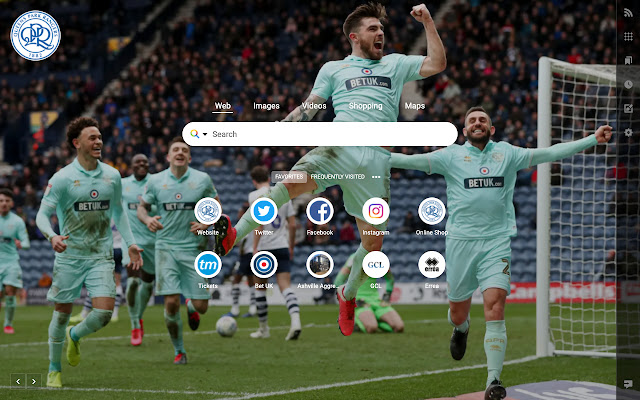 Official QPR Homepage chrome extension