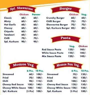 Lords Of Shawarma menu 