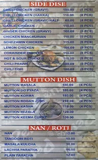 Petuk Kolkata menu 4
