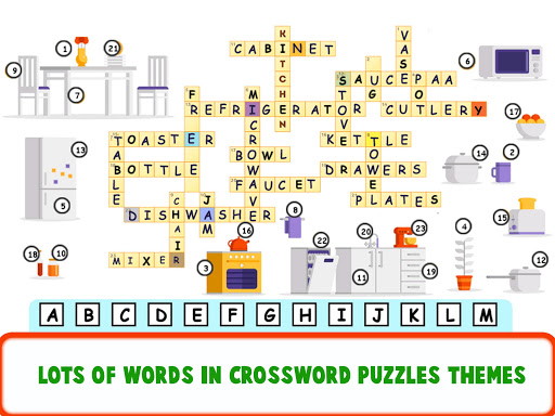 Crossword For Kids - Word Games For Kids