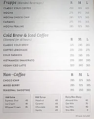 Third Wave Coffee menu 3