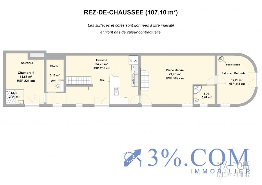 Vente maison 6 pièces 160 m² à Saint-Saëns (76680), 273 000 €