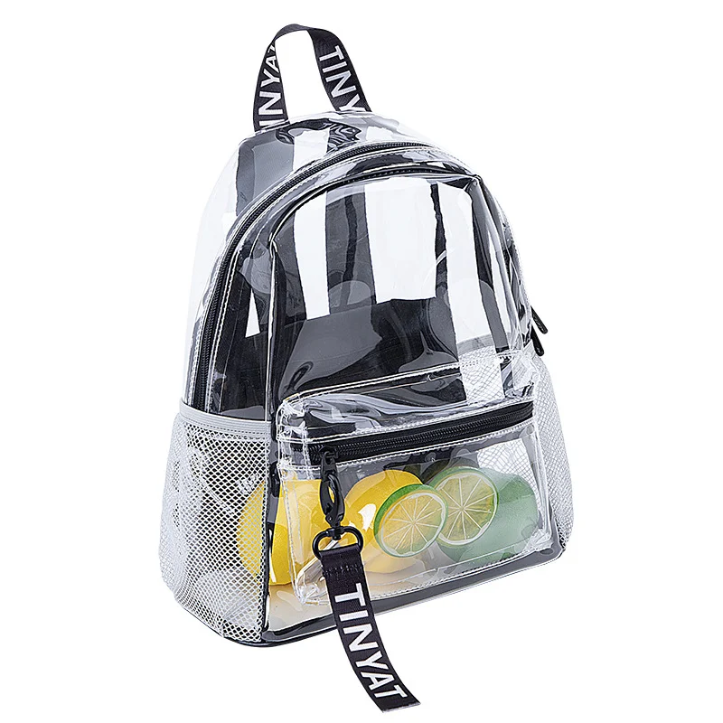 Title 2, Große transparente Jelly-Rucksack-Damen-Tasche ...