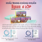 Khẩu Trang Y Tế 4 Lớp Kháng Khuẩn Hynam Hộp 50 Cái