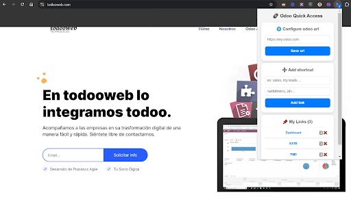Odoo Quick Access