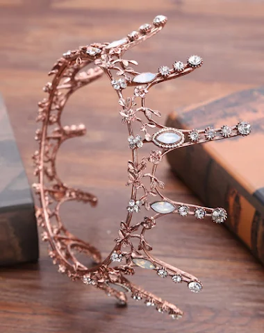 Mode dames haar ornament kroon van - 2