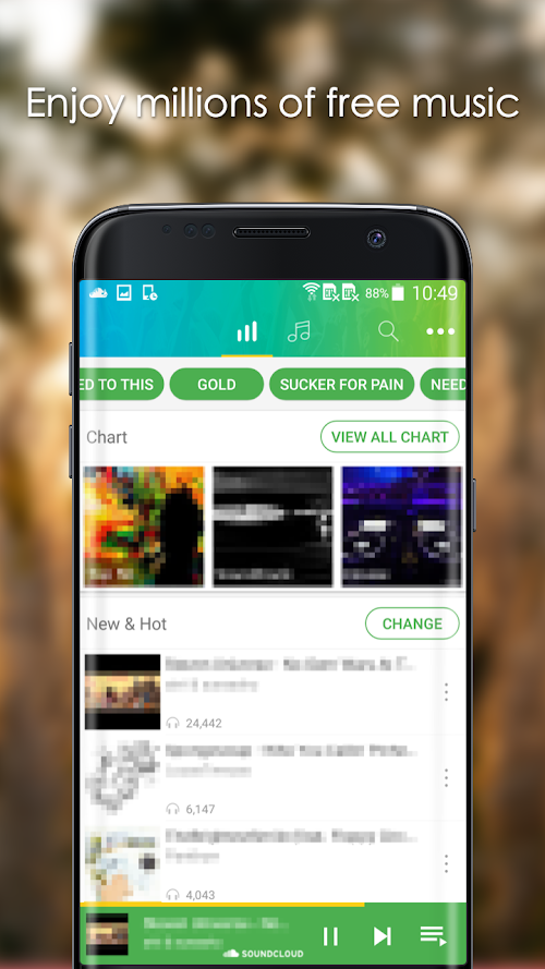 Android application Free Sound Search screenshort