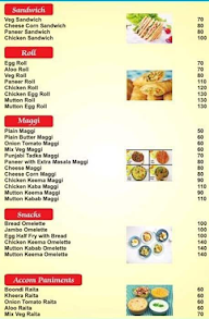 Unique Food menu 2