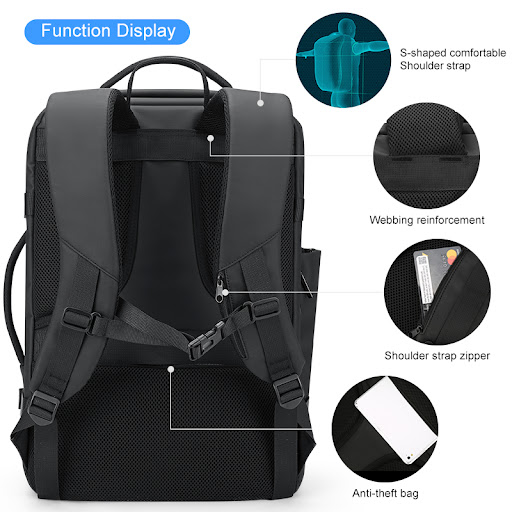 Title 4, Multifunctional Business Computer Bag School Ba...