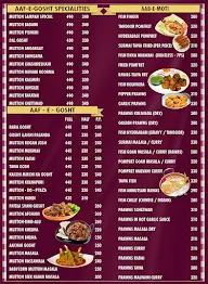 Sampan Food Court menu 1