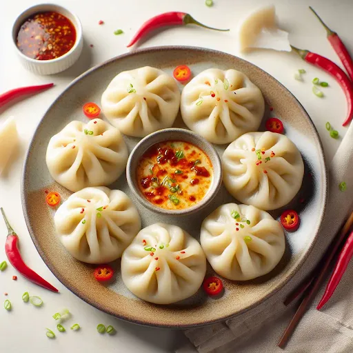 Paneer Steamed Momos [8 Pieces]