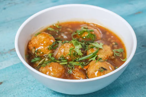 Veg Manchurian With Rice Or Noodles