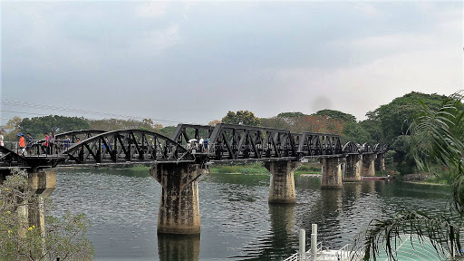 A bridge over a river in Thailand 2016