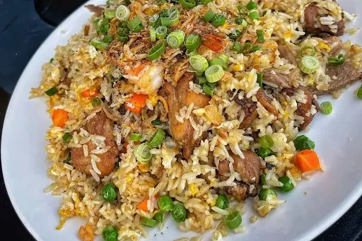 Mixed Chicken Egg Fried Rice