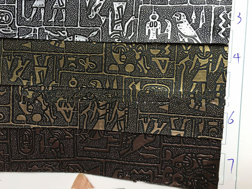 Title 2, Egyptian Antique Pattern Packaging Box, Artific...