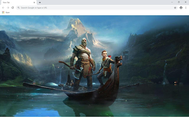 God Of War Wallpapers and New Tab