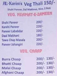 Ali Karim's Foods menu 2