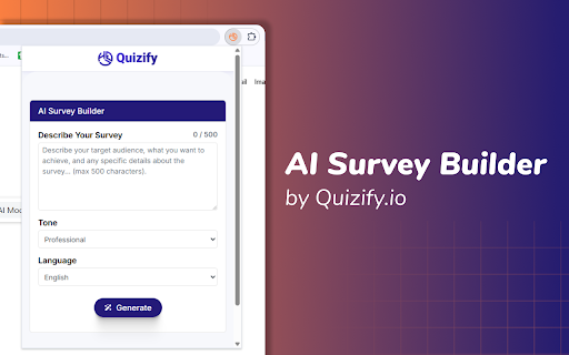 AI Survey Builder & Feedback Tool screenshot 1