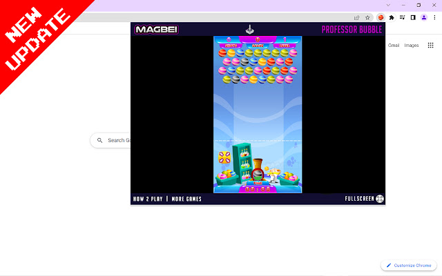Professor Bubble Shooter Game - Runs Offline chrome extension