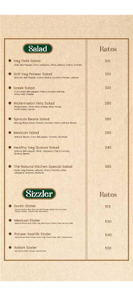 The Natural Kitchen menu 5