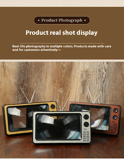 Title 17, Creative Retro TV Screen Enlarged Mobile Phone ...