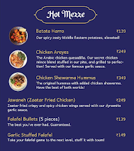 Tru Falafel menu 1