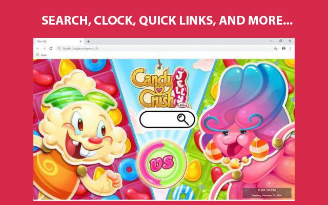 Candy Crush Saga HD Custom New Tab