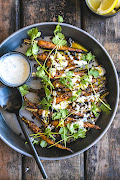 Easy tandoori roasted carrots.