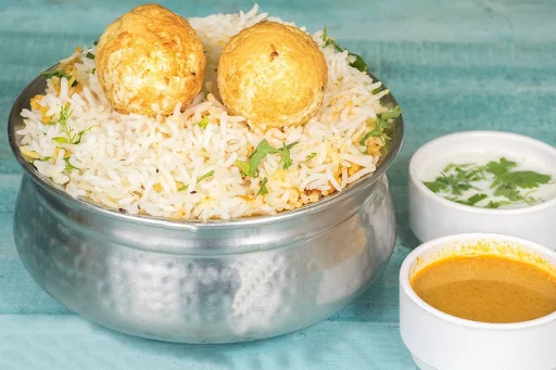 Egg Hyderabadi Dum Biryani