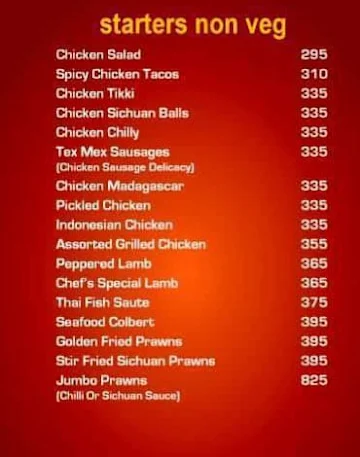 ibaco menu 