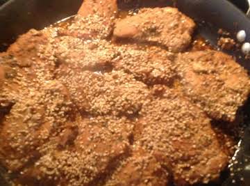 Toasted Sesame Pork Chops