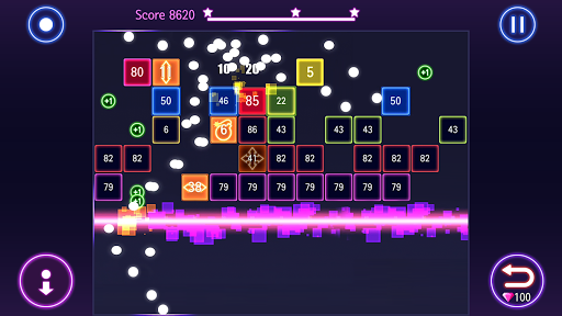 Screenshot Bricks Breaker Hit - Glow Ball