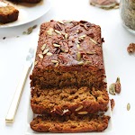 1 Bowl Pumpkin Bread (V + GF) was pinched from <a href="http://minimalistbaker.com/1-bowl-pumpkin-bread-v-gf/" target="_blank">minimalistbaker.com.</a>