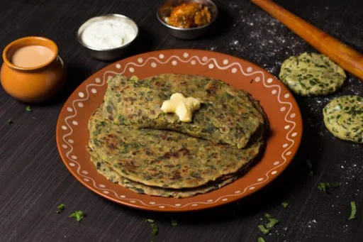 Paneer Palak Paratha