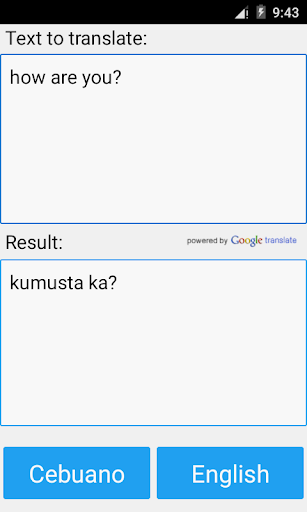 Cebuano English Translator