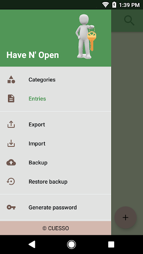 Have N' Open: Manage accounts and links