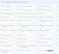 Goodness To Go By Smoke House Deli menu 1