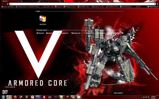 Armored Core V chrome extension