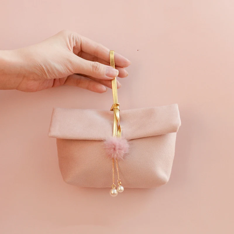 Premium Fluweel Bruiloft Cadeautas Draagbaar Vouwvrij voor Snoep, Elegante Doos voor Bedankjes, Perfect voor Bruiloften en Feesten
