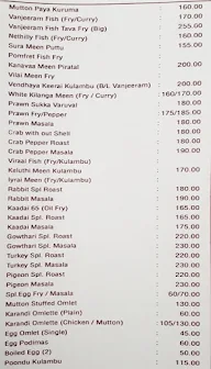 Hotel Kannappa menu 3