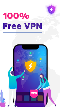 Free VPN Unlimited – Free VPN Secure Proxy Unblockのおすすめ画像1