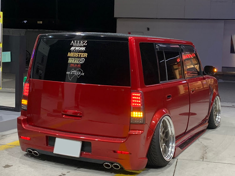 bBのbB・引退間近・エアサス・ソウルレッドプルミアムメタリックに関するカスタム事例の投稿画像3枚目