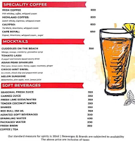 The Dome menu 1