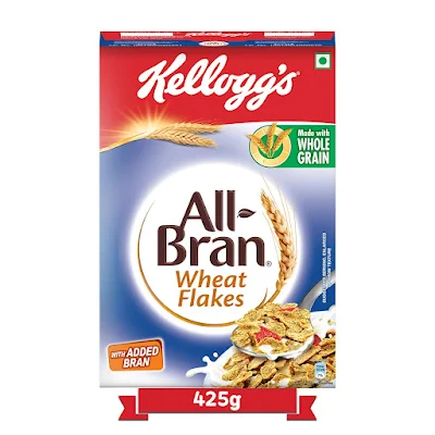 Kellogs Kellogg'S All Bran Wheat Flakes | High In Protein & Fibre - 425 gm