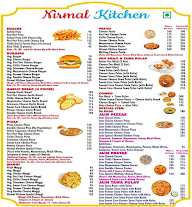 Nirmal Kitchen menu 1