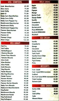 Hotel Swastik menu 1